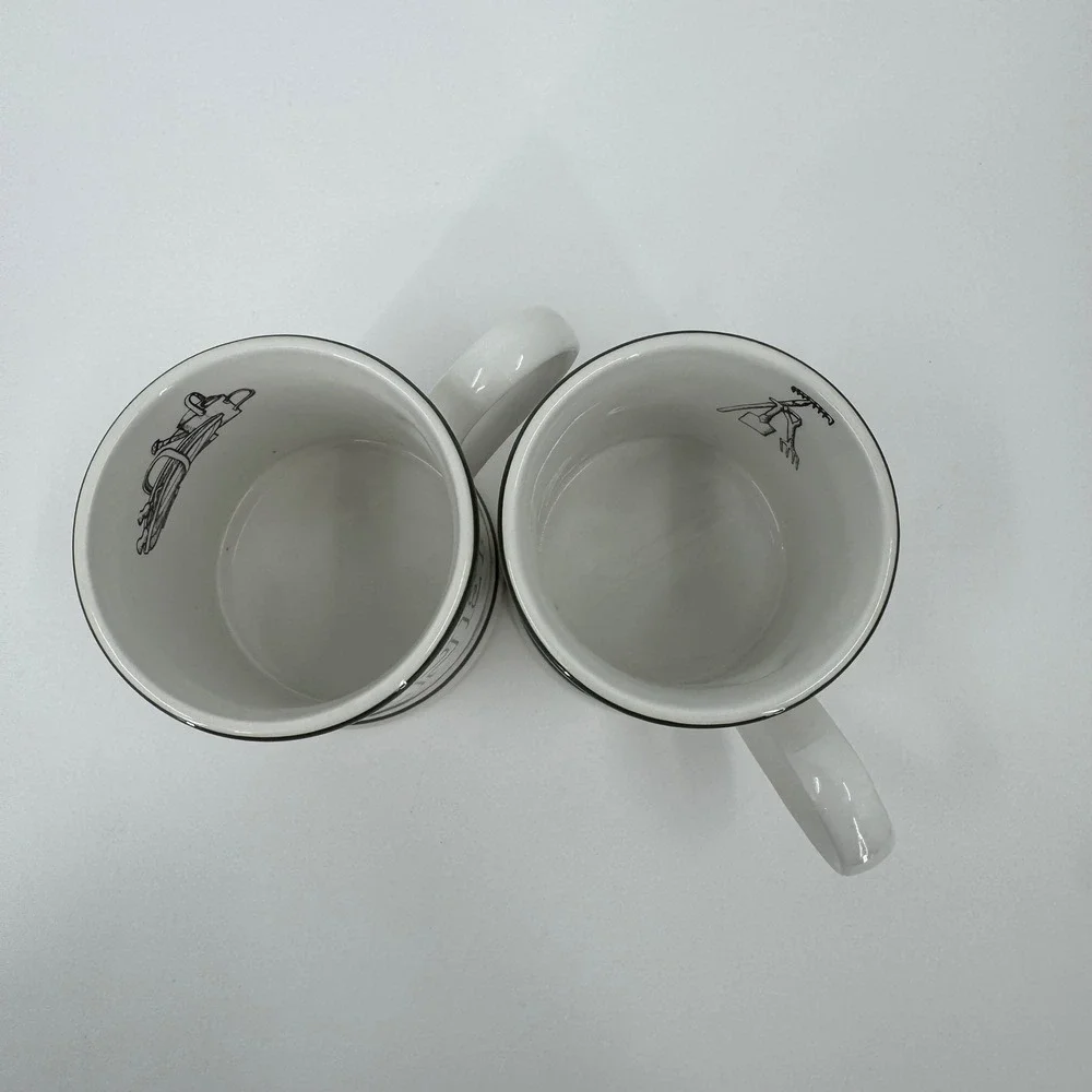 The National Trust Mug Set Head & Under Gardner Staffordshire England